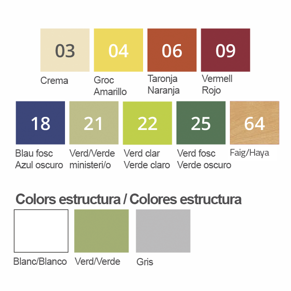Taula rectangular 207 110x55 cm pota gris alt. 54 cm