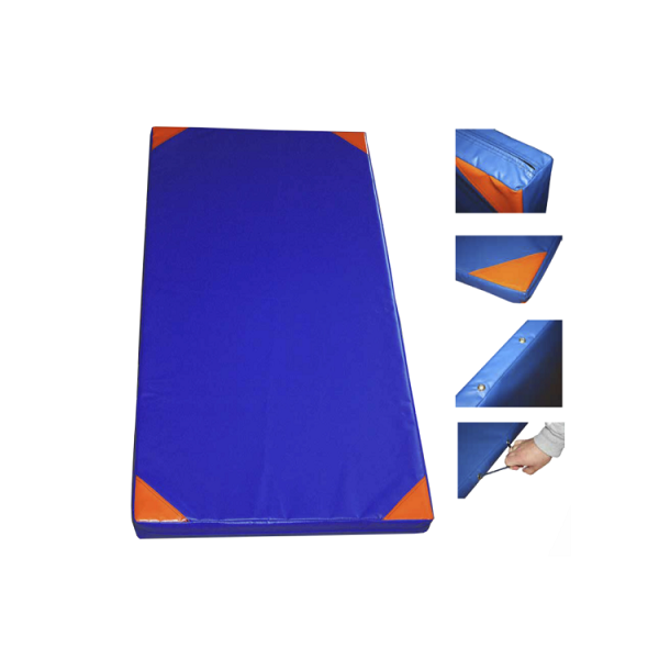 Colchoneta reforzada 200x100x10 cm con cantoneras