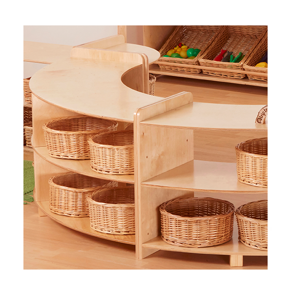 Cistella rodona de vímet Ø30 cm