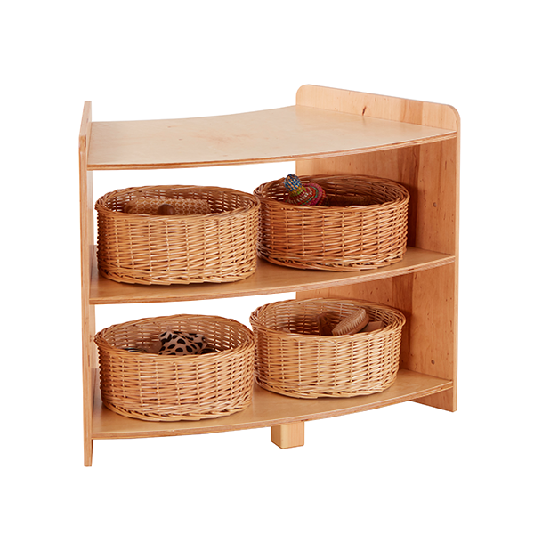 Cistella rodona de vímet Ø30 cm