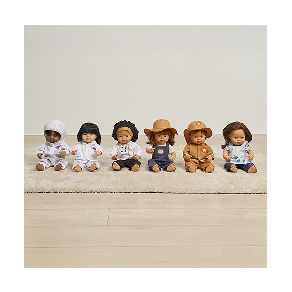 Lot de 6 conjunts professions 38 cm