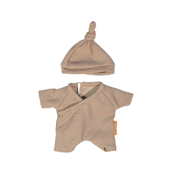 Pijama marró gorro 21 cm