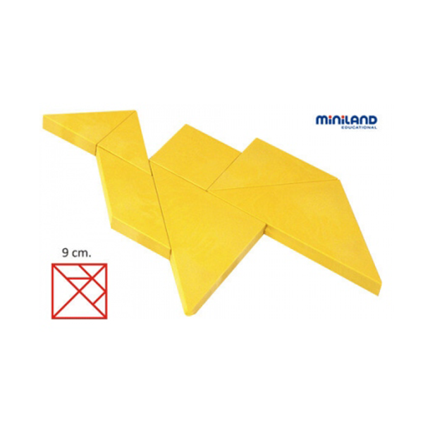 Set 12 tangram plástico