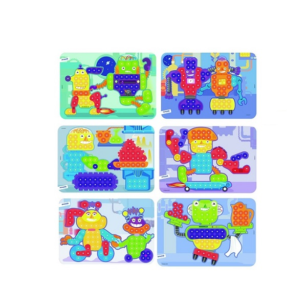 Pack 6 làmines 15 mm. robots