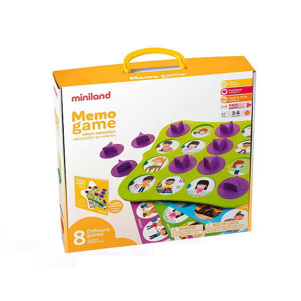 Memo game educación en valores