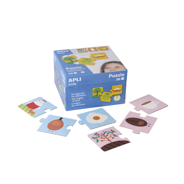 Puzle l'origen dels aliments