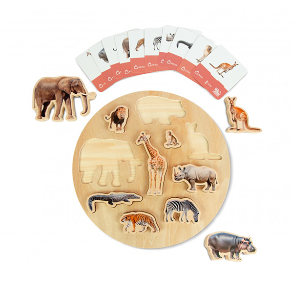 Encaixable animals de la selva