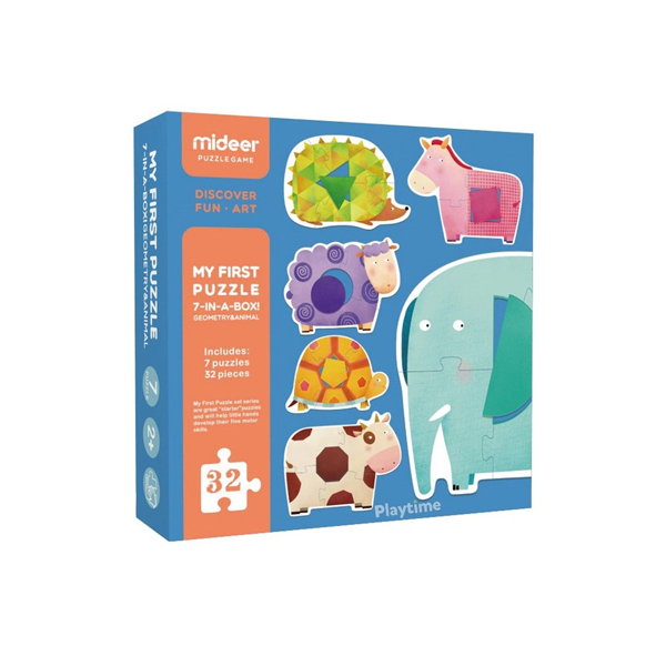 Puzle geomètric d'animals