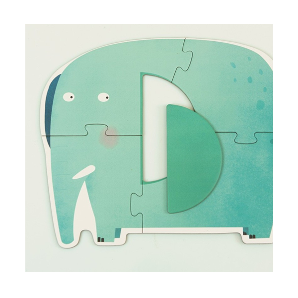 Puzle geomètric d'animals