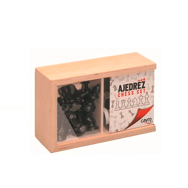 Accesorios ajedrez nº3 en caja madera