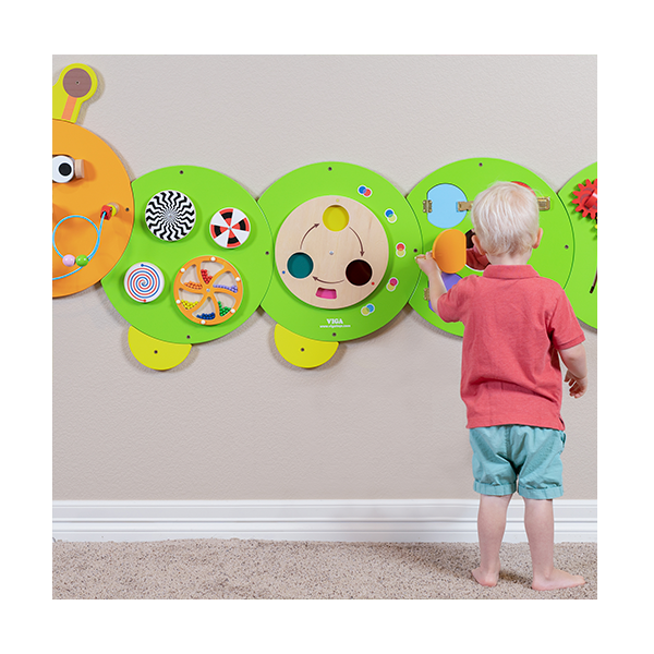 Caterpillar activity wall toy