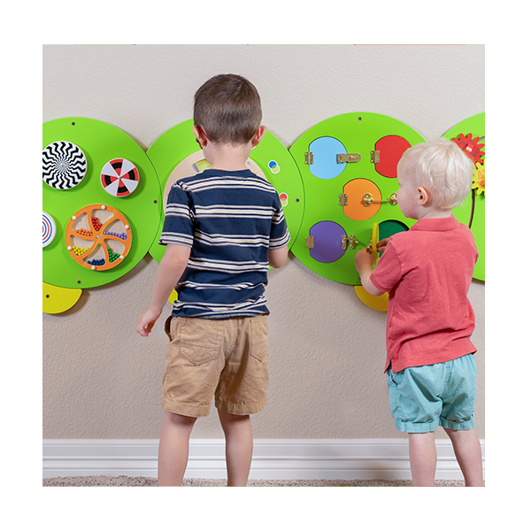 Caterpillar activity wall toy