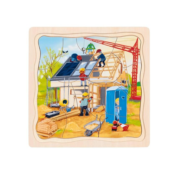 Puzle de capes, construïm una casa