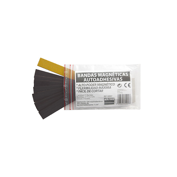 Bandes magnètiques adhesives