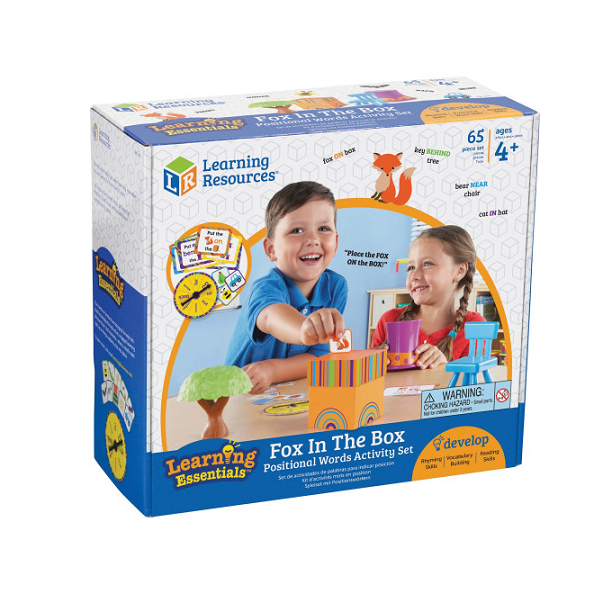 Fox in the Box Positional Words Activity Set