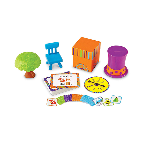 Fox in the Box Positional Words Activity Set