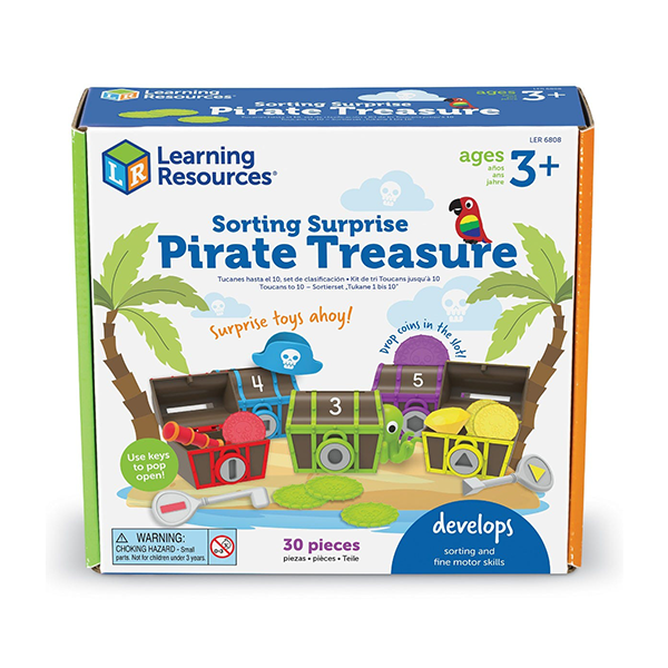 Sorting surprise pirate treasure