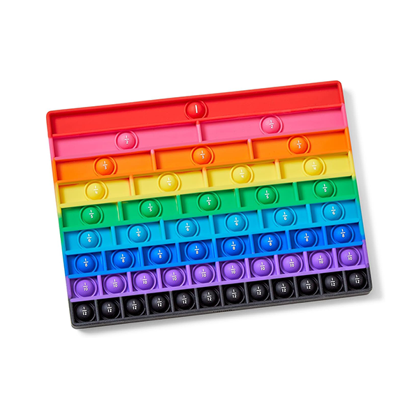 Rainbow Fraction® Sensory Bubble Popper