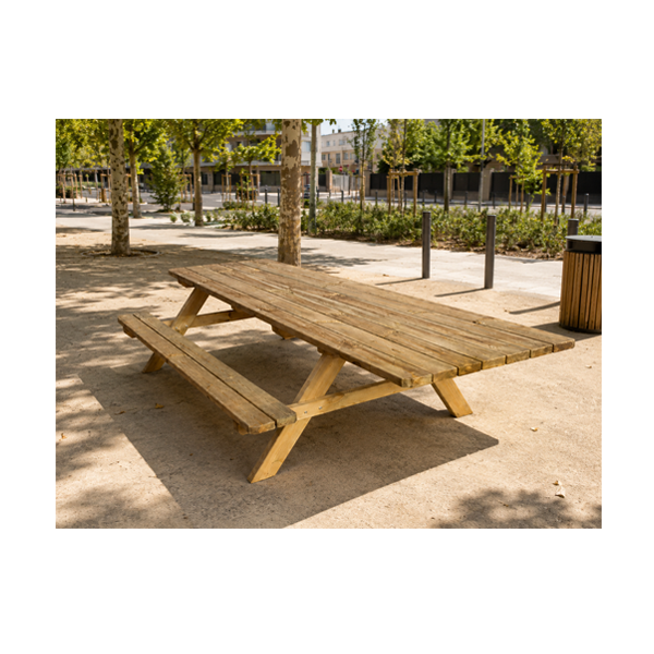 Mesa pícnic ECO accesible 240x160x73 cm