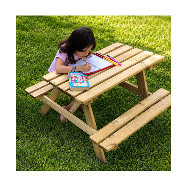 Taula pícnic infantil 90x90x56cm
