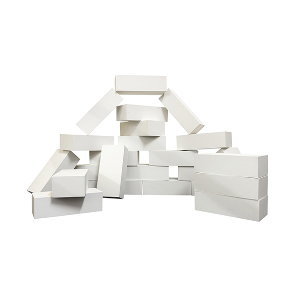 Kit 25 ladrillos espuma blanca.