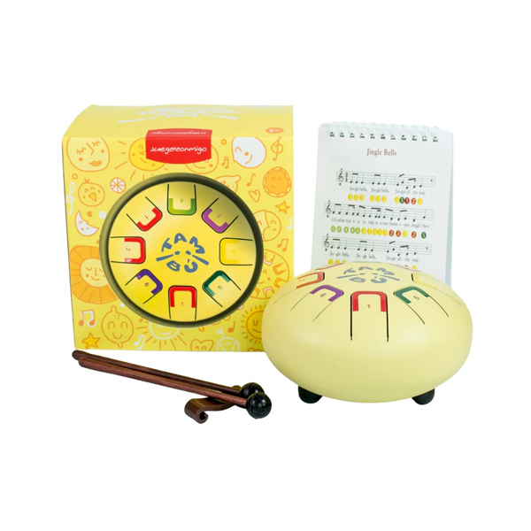 Baby tambú groc 8 notes Ø15 cm