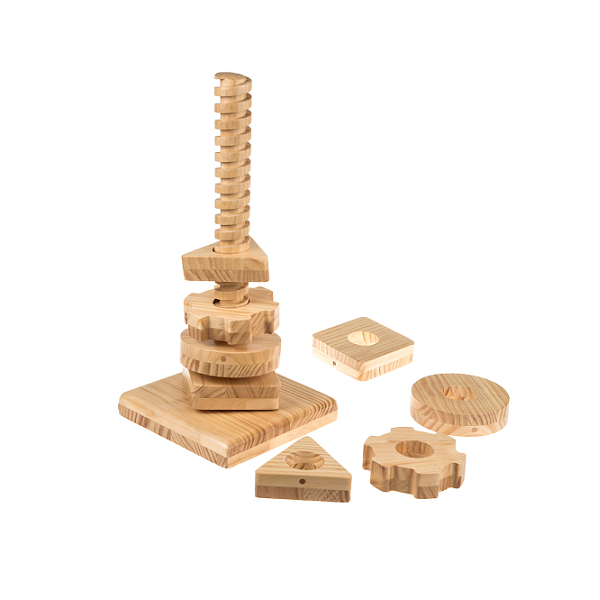 Motor skills twist and turn tall tower