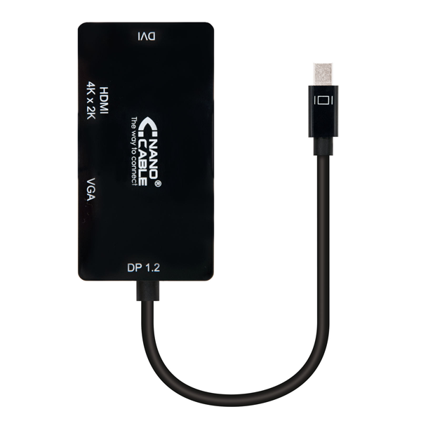 Conversor mini DisplayPort a VGA-DVI-HDMI