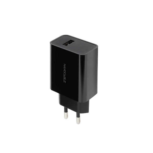 Carregador USB, 5V/2.1A, Negre