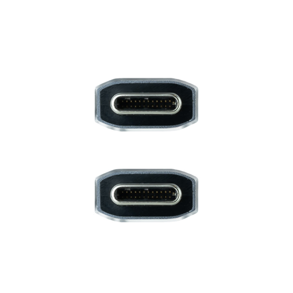 Cable USB 3.2 Gen2x2 20Gbps 5A/100W 4K/60Hz con conector tipo USB-C macho en ambos extremos. 2 m.