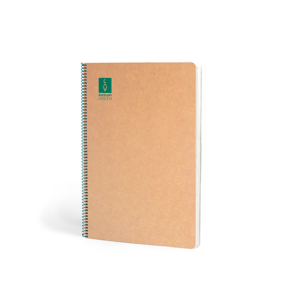 Cuadernos espiral Escolofi Green A5