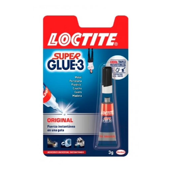 Pegamento Loctite Superglue 3 con pincel 5 gr. - Material escolar