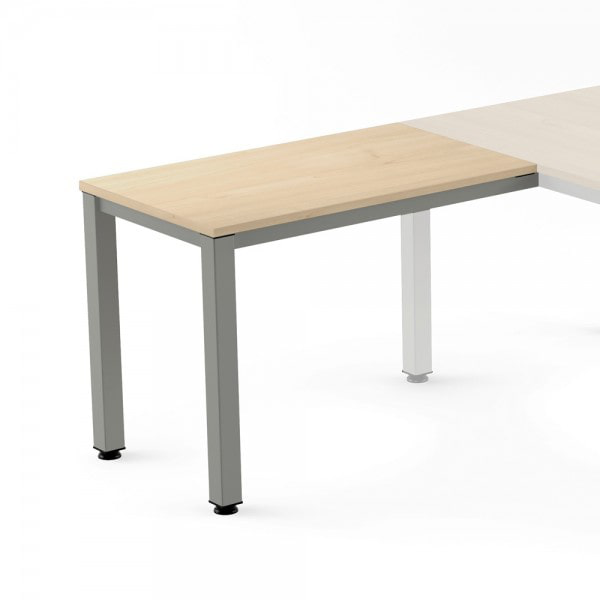 Ala taula EXECUTIVE rectangular estructura alumini 100x60 cm