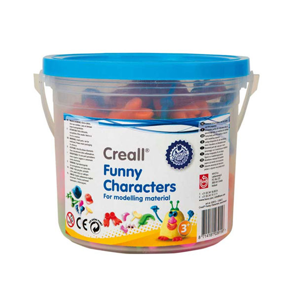 Moldes personajes divertidos para modelar Creall