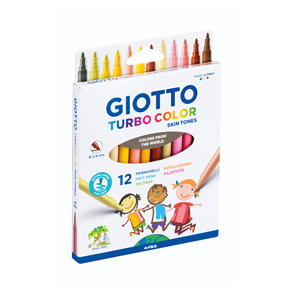 Rotuladores Giotto Turbo color skin tones