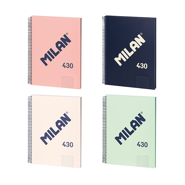 Cuadernos Milan 430 tapas extraduras A4