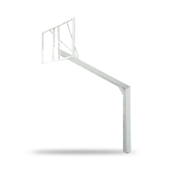 Estructura canastas baloncesto monotubo fijas con base