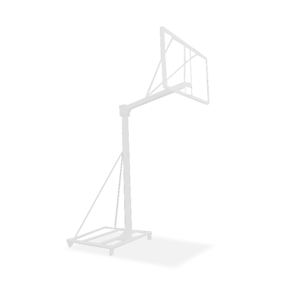 Estructura canastas baloncesto Deluxe monotubo trasladables