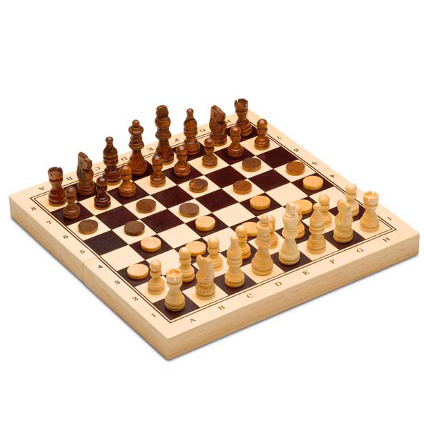 3 en 1 Escacs - Dames - Backgammon