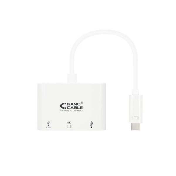 Conversor USB-C A HDMI / USB / USB-C, 3 en 1