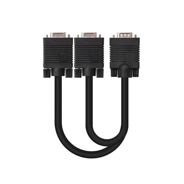 Cable Duplicador VGA Macho - 2-VGA Hembra